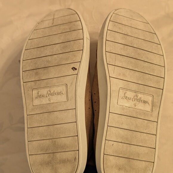 Sam Edelman Girls Ethyl Sneakers Sz 4 Brown Suede Low Top Lace-Up Kids Shoes - Picture 8 of 8